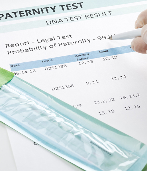 california paternity test result