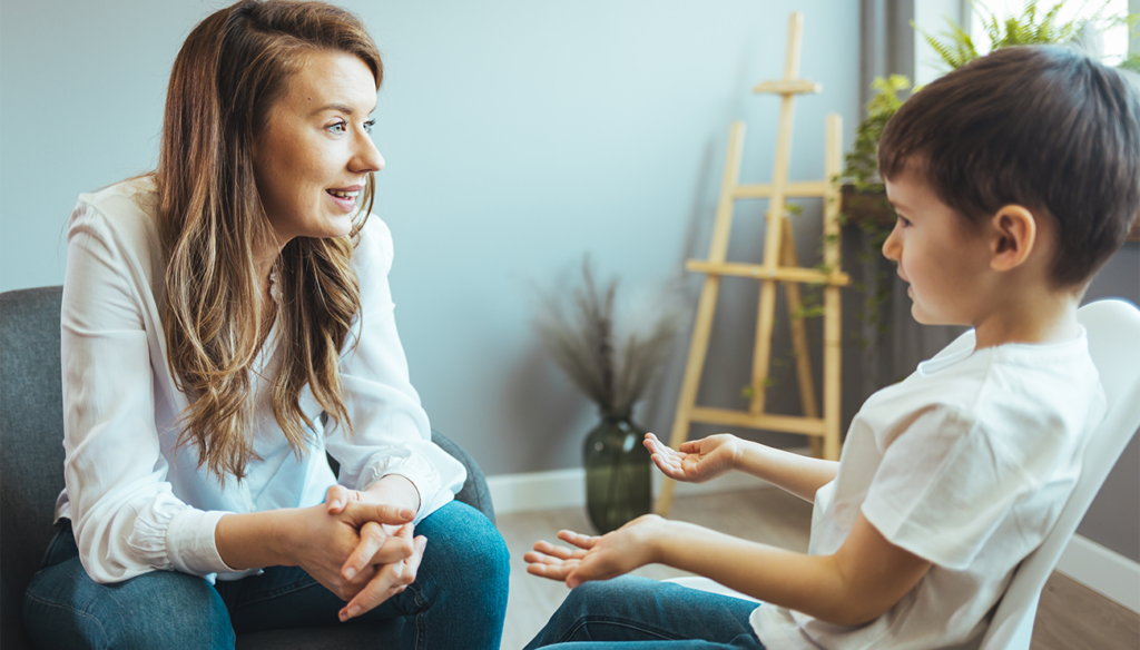 divorce california talk to kids