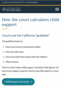 child support calculator