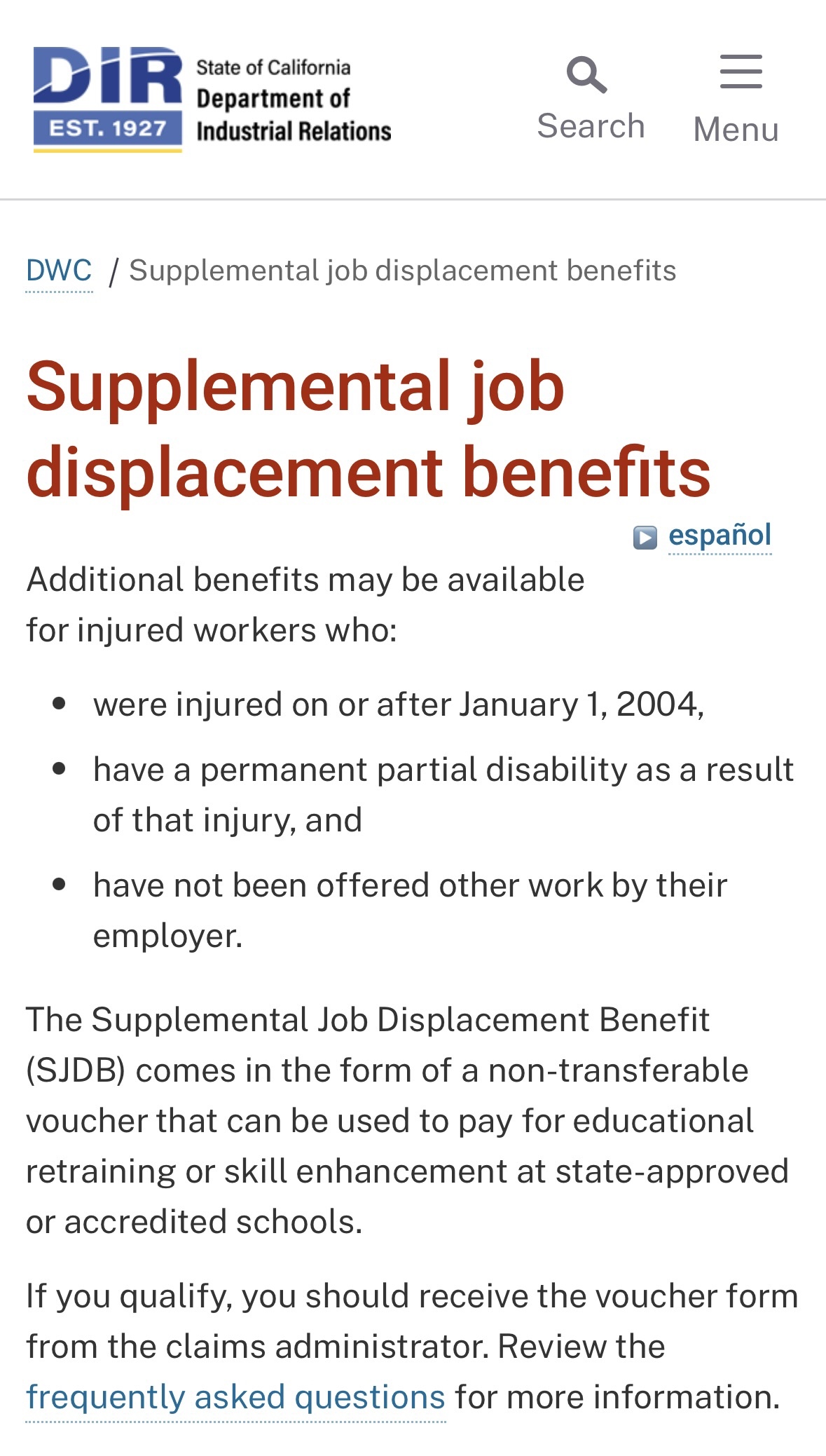 Supplemental benefits
