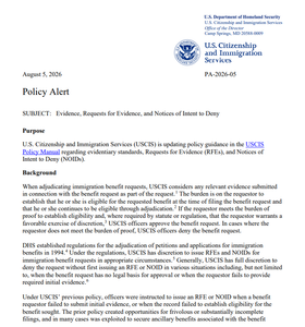 USCIS added a second policy, PA 2026 05